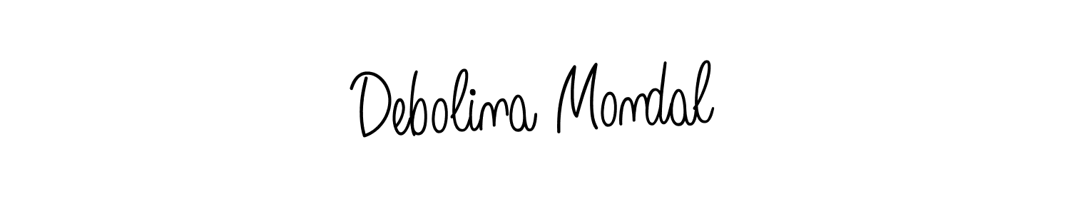 if you are searching for the best signature style for your name Debolina Mondal. so please give up your signature search. here we have designed multiple signature styles  using Angelique-Rose-font-FFP. Debolina Mondal signature style 5 images and pictures png