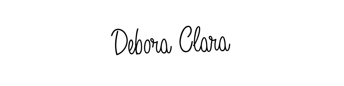 How to make Debora Clara signature? Angelique-Rose-font-FFP is a professional autograph style. Create handwritten signature for Debora Clara name. Debora Clara signature style 5 images and pictures png