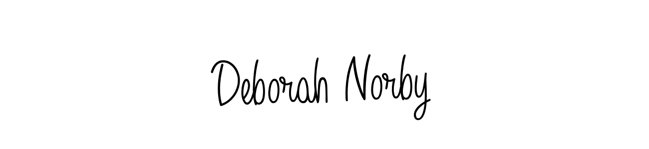 How to make Deborah Norby signature? Angelique-Rose-font-FFP is a professional autograph style. Create handwritten signature for Deborah Norby name. Deborah Norby signature style 5 images and pictures png