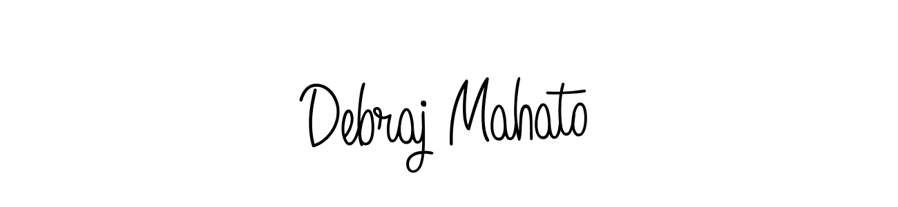 Use a signature maker to create a handwritten signature online. With this signature software, you can design (Angelique-Rose-font-FFP) your own signature for name Debraj Mahato. Debraj Mahato signature style 5 images and pictures png