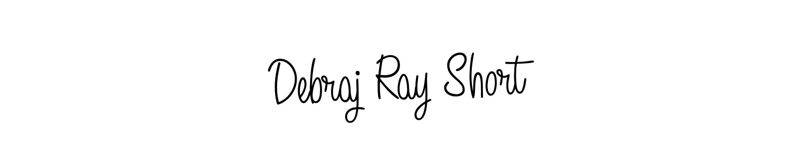 You should practise on your own different ways (Angelique-Rose-font-FFP) to write your name (Debraj Ray Short) in signature. don't let someone else do it for you. Debraj Ray Short signature style 5 images and pictures png