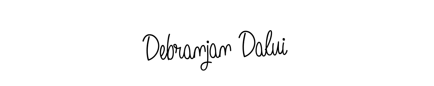 if you are searching for the best signature style for your name Debranjan Dalui. so please give up your signature search. here we have designed multiple signature styles  using Angelique-Rose-font-FFP. Debranjan Dalui signature style 5 images and pictures png