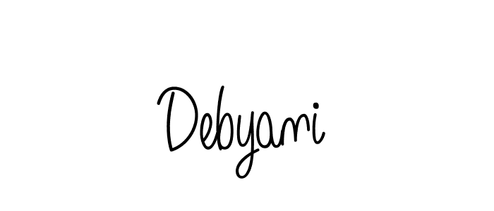 How to make Debyani signature? Angelique-Rose-font-FFP is a professional autograph style. Create handwritten signature for Debyani name. Debyani signature style 5 images and pictures png