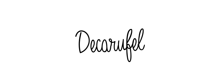 You can use this online signature creator to create a handwritten signature for the name Decarufel. This is the best online autograph maker. Decarufel signature style 5 images and pictures png