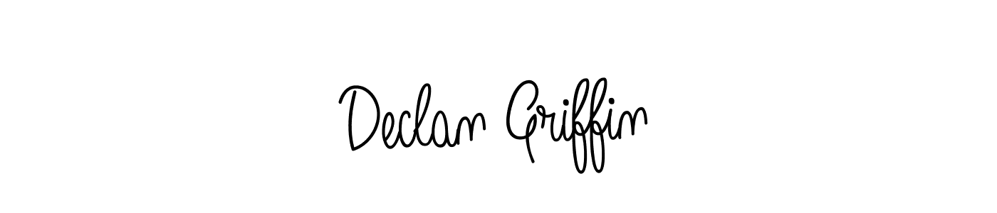 Use a signature maker to create a handwritten signature online. With this signature software, you can design (Angelique-Rose-font-FFP) your own signature for name Declan Griffin. Declan Griffin signature style 5 images and pictures png