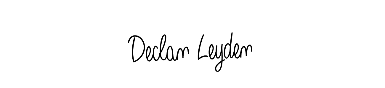 Design your own signature with our free online signature maker. With this signature software, you can create a handwritten (Angelique-Rose-font-FFP) signature for name Declan Leyden. Declan Leyden signature style 5 images and pictures png