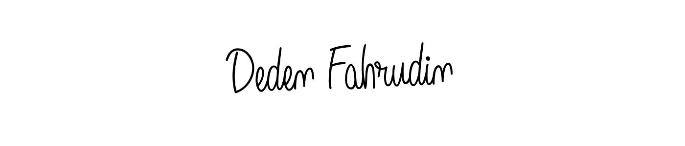 Deden Fahrudin stylish signature style. Best Handwritten Sign (Angelique-Rose-font-FFP) for my name. Handwritten Signature Collection Ideas for my name Deden Fahrudin. Deden Fahrudin signature style 5 images and pictures png