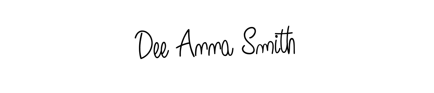 Dee Anna Smith stylish signature style. Best Handwritten Sign (Angelique-Rose-font-FFP) for my name. Handwritten Signature Collection Ideas for my name Dee Anna Smith. Dee Anna Smith signature style 5 images and pictures png