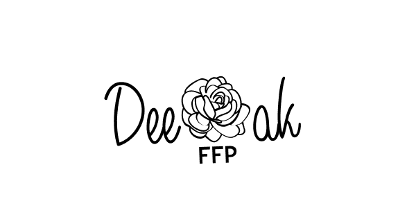 Design your own signature with our free online signature maker. With this signature software, you can create a handwritten (Angelique-Rose-font-FFP) signature for name Dee0ak. Dee0ak signature style 5 images and pictures png