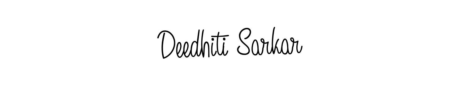 How to make Deedhiti Sarkar name signature. Use Angelique-Rose-font-FFP style for creating short signs online. This is the latest handwritten sign. Deedhiti Sarkar signature style 5 images and pictures png