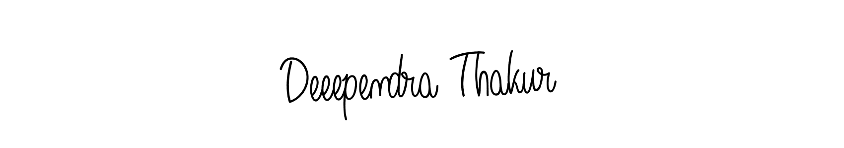 How to make Deeependra Thakur name signature. Use Angelique-Rose-font-FFP style for creating short signs online. This is the latest handwritten sign. Deeependra Thakur signature style 5 images and pictures png