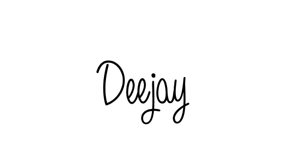 Create a beautiful signature design for name Deejay. With this signature (Angelique-Rose-font-FFP) fonts, you can make a handwritten signature for free. Deejay signature style 5 images and pictures png