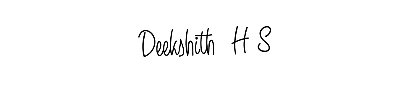 Angelique-Rose-font-FFP is a professional signature style that is perfect for those who want to add a touch of class to their signature. It is also a great choice for those who want to make their signature more unique. Get Deekshith  H S name to fancy signature for free. Deekshith  H S signature style 5 images and pictures png