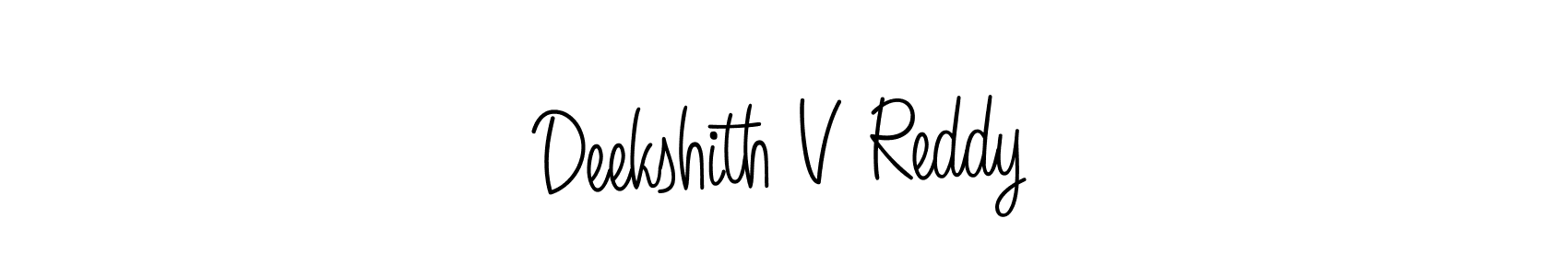 It looks lik you need a new signature style for name Deekshith V Reddy. Design unique handwritten (Angelique-Rose-font-FFP) signature with our free signature maker in just a few clicks. Deekshith V Reddy signature style 5 images and pictures png