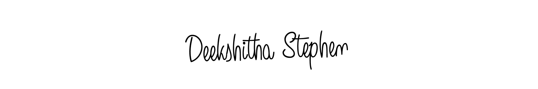 Make a beautiful signature design for name Deekshitha Stephen. Use this online signature maker to create a handwritten signature for free. Deekshitha Stephen signature style 5 images and pictures png