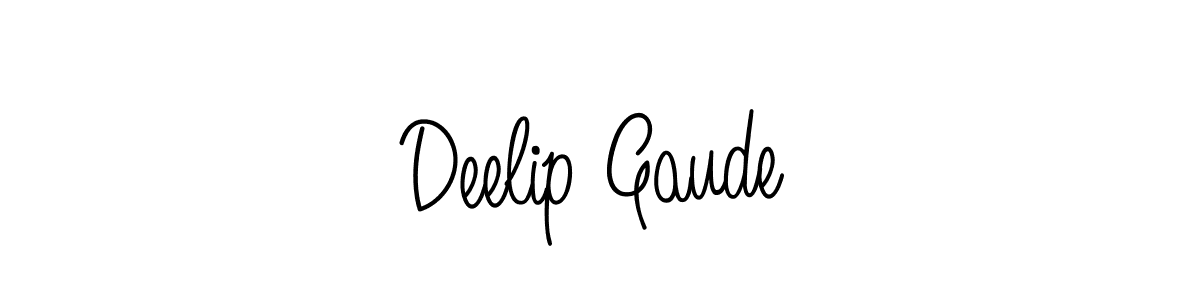 Also we have Deelip Gaude name is the best signature style. Create professional handwritten signature collection using Angelique-Rose-font-FFP autograph style. Deelip Gaude signature style 5 images and pictures png