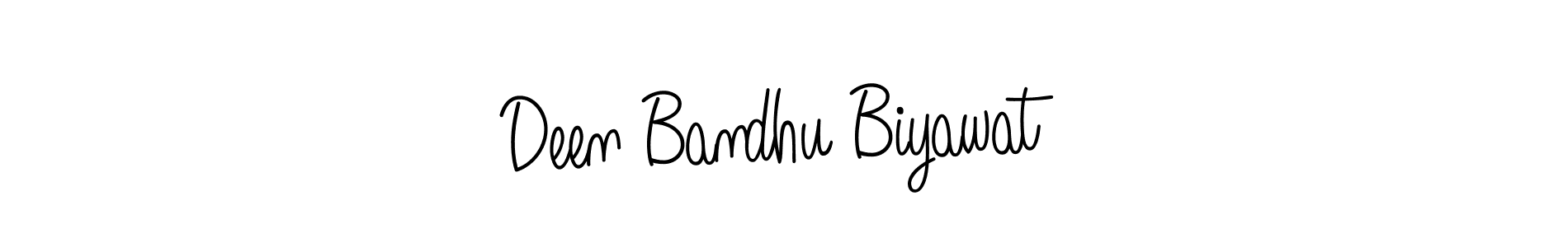 Also You can easily find your signature by using the search form. We will create Deen Bandhu Biyawat name handwritten signature images for you free of cost using Angelique-Rose-font-FFP sign style. Deen Bandhu Biyawat signature style 5 images and pictures png