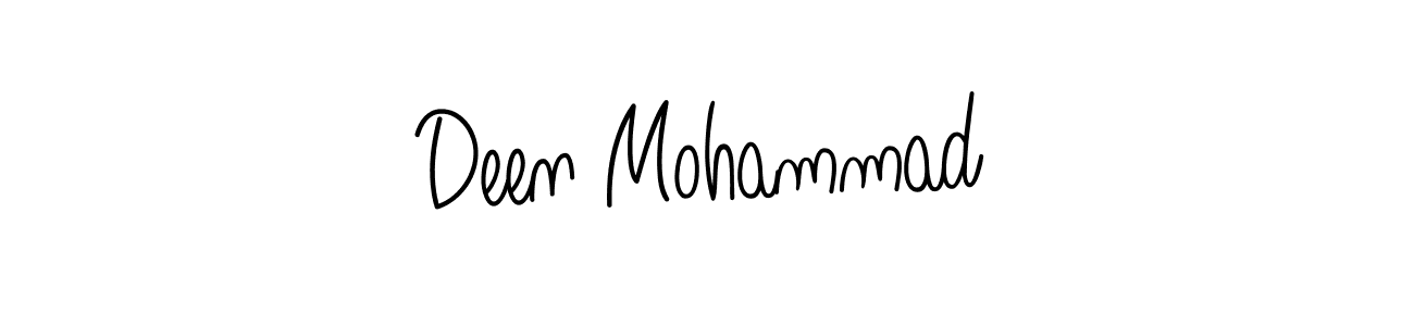 How to make Deen Mohammad signature? Angelique-Rose-font-FFP is a professional autograph style. Create handwritten signature for Deen Mohammad name. Deen Mohammad signature style 5 images and pictures png