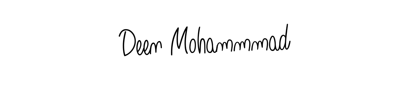 It looks lik you need a new signature style for name Deen Mohammmad. Design unique handwritten (Angelique-Rose-font-FFP) signature with our free signature maker in just a few clicks. Deen Mohammmad signature style 5 images and pictures png