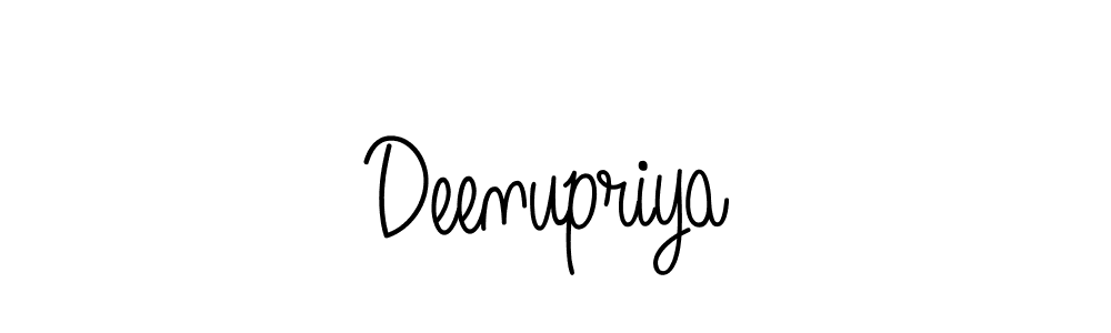 Also we have Deenupriya name is the best signature style. Create professional handwritten signature collection using Angelique-Rose-font-FFP autograph style. Deenupriya signature style 5 images and pictures png