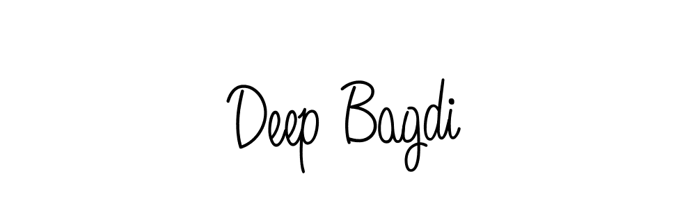 Deep Bagdi stylish signature style. Best Handwritten Sign (Angelique-Rose-font-FFP) for my name. Handwritten Signature Collection Ideas for my name Deep Bagdi. Deep Bagdi signature style 5 images and pictures png