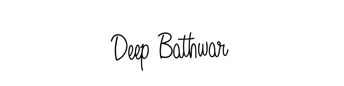 Design your own signature with our free online signature maker. With this signature software, you can create a handwritten (Angelique-Rose-font-FFP) signature for name Deep Bathwar. Deep Bathwar signature style 5 images and pictures png