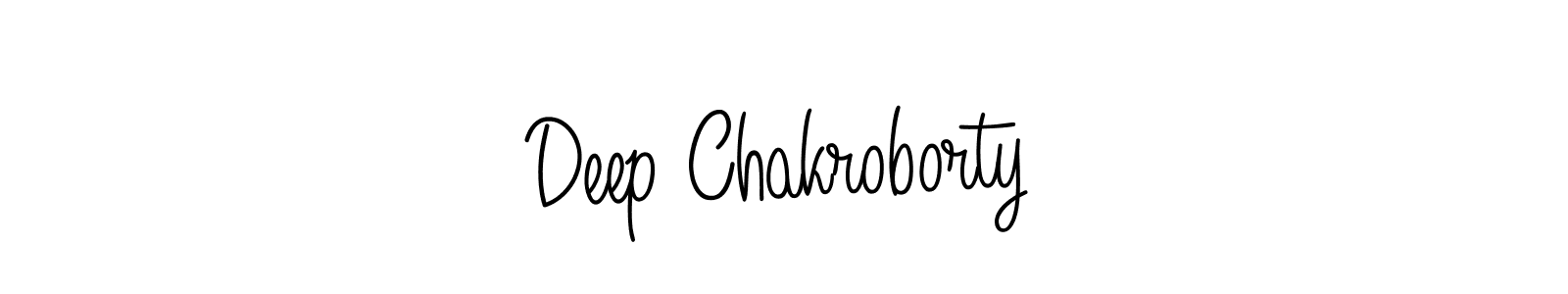 Design your own signature with our free online signature maker. With this signature software, you can create a handwritten (Angelique-Rose-font-FFP) signature for name Deep Chakroborty. Deep Chakroborty signature style 5 images and pictures png