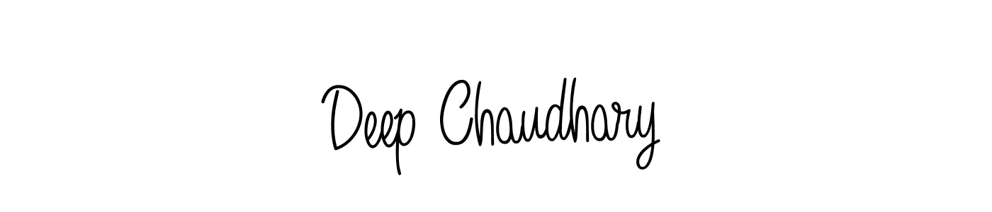 You should practise on your own different ways (Angelique-Rose-font-FFP) to write your name (Deep Chaudhary) in signature. don't let someone else do it for you. Deep Chaudhary signature style 5 images and pictures png