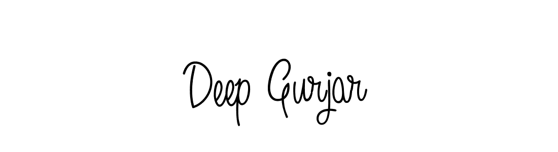 Create a beautiful signature design for name Deep Gurjar. With this signature (Angelique-Rose-font-FFP) fonts, you can make a handwritten signature for free. Deep Gurjar signature style 5 images and pictures png