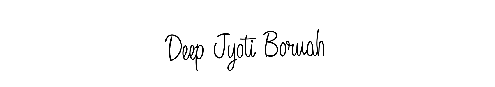 Design your own signature with our free online signature maker. With this signature software, you can create a handwritten (Angelique-Rose-font-FFP) signature for name Deep Jyoti Boruah. Deep Jyoti Boruah signature style 5 images and pictures png