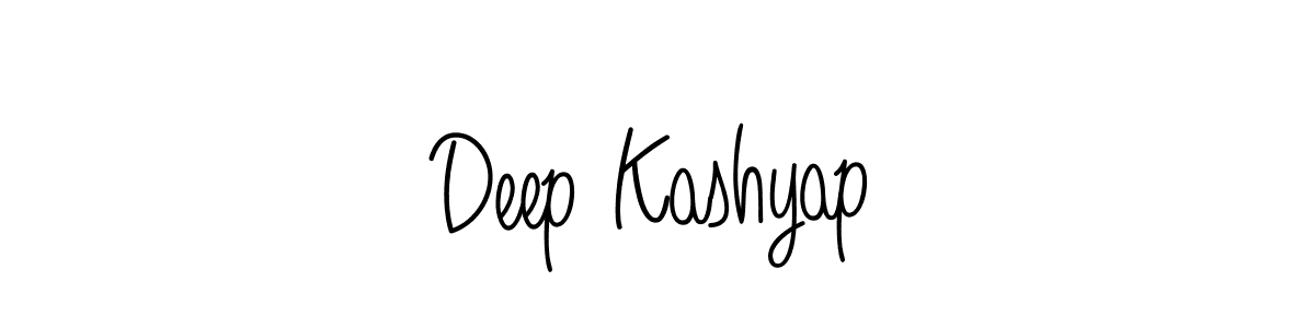 How to make Deep Kashyap signature? Angelique-Rose-font-FFP is a professional autograph style. Create handwritten signature for Deep Kashyap name. Deep Kashyap signature style 5 images and pictures png