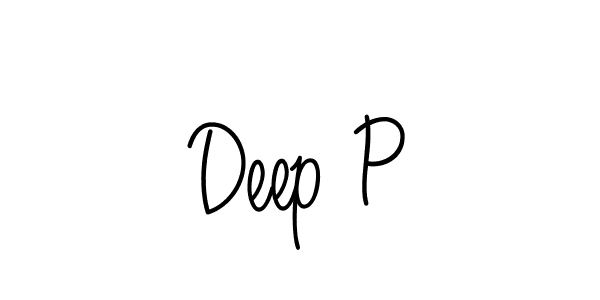 You should practise on your own different ways (Angelique-Rose-font-FFP) to write your name (Deep P) in signature. don't let someone else do it for you. Deep P signature style 5 images and pictures png