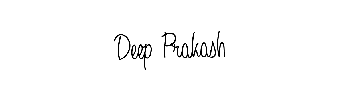 How to Draw Deep Prakash signature style? Angelique-Rose-font-FFP is a latest design signature styles for name Deep Prakash. Deep Prakash signature style 5 images and pictures png