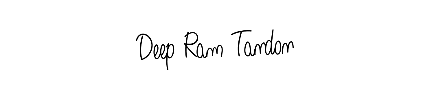 Make a beautiful signature design for name Deep Ram Tandon. With this signature (Angelique-Rose-font-FFP) style, you can create a handwritten signature for free. Deep Ram Tandon signature style 5 images and pictures png