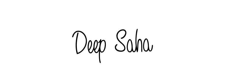 Design your own signature with our free online signature maker. With this signature software, you can create a handwritten (Angelique-Rose-font-FFP) signature for name Deep Saha. Deep Saha signature style 5 images and pictures png