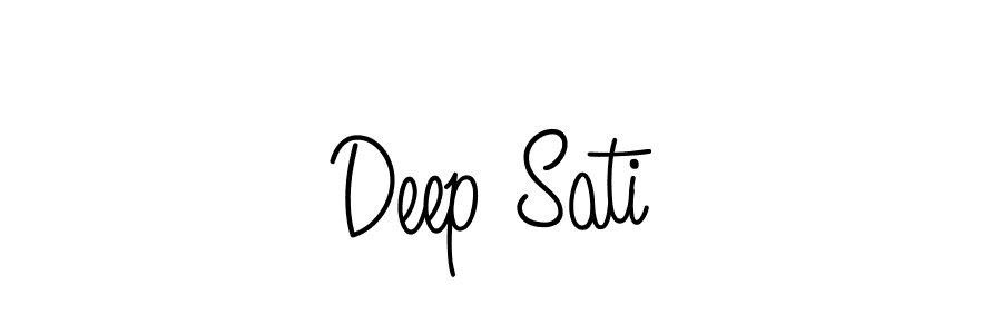 if you are searching for the best signature style for your name Deep Sati. so please give up your signature search. here we have designed multiple signature styles  using Angelique-Rose-font-FFP. Deep Sati signature style 5 images and pictures png