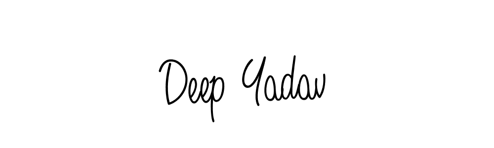 How to make Deep Yadav signature? Angelique-Rose-font-FFP is a professional autograph style. Create handwritten signature for Deep Yadav name. Deep Yadav signature style 5 images and pictures png