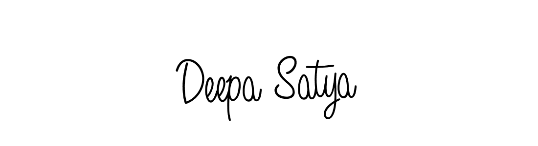 Make a short Deepa Satya signature style. Manage your documents anywhere anytime using Angelique-Rose-font-FFP. Create and add eSignatures, submit forms, share and send files easily. Deepa Satya signature style 5 images and pictures png