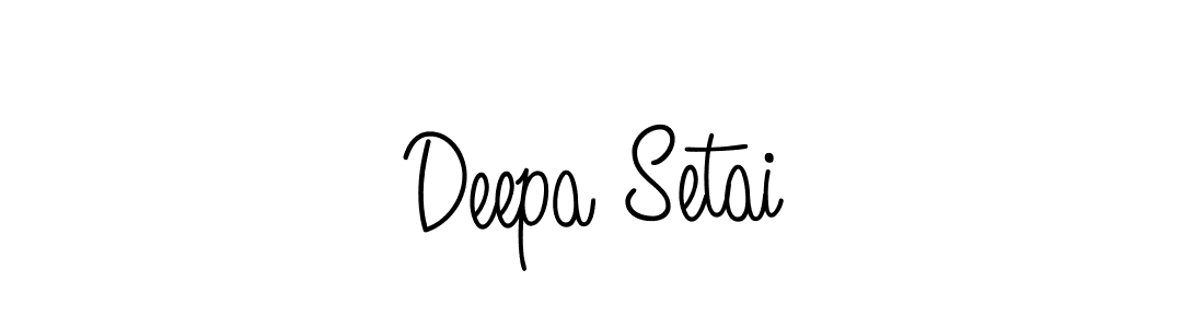 Best and Professional Signature Style for Deepa Setai. Angelique-Rose-font-FFP Best Signature Style Collection. Deepa Setai signature style 5 images and pictures png