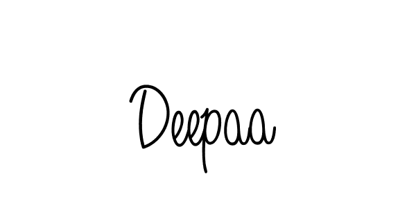 Make a beautiful signature design for name Deepaa. With this signature (Angelique-Rose-font-FFP) style, you can create a handwritten signature for free. Deepaa signature style 5 images and pictures png