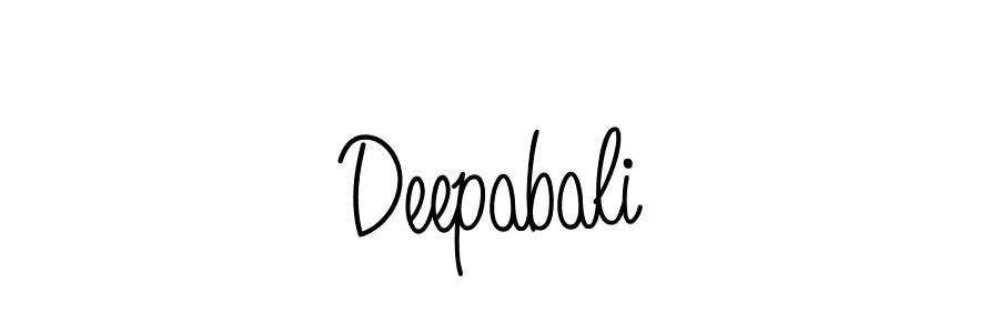 You should practise on your own different ways (Angelique-Rose-font-FFP) to write your name (Deepabali) in signature. don't let someone else do it for you. Deepabali signature style 5 images and pictures png