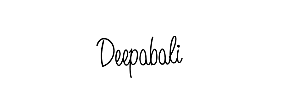 You should practise on your own different ways (Angelique-Rose-font-FFP) to write your name (Deepabali) in signature. don't let someone else do it for you. Deepabali signature style 5 images and pictures png