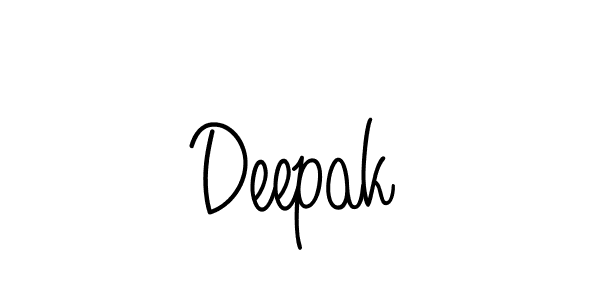 How to make Deepak name signature. Use Angelique-Rose-font-FFP style for creating short signs online. This is the latest handwritten sign. Deepak signature style 5 images and pictures png