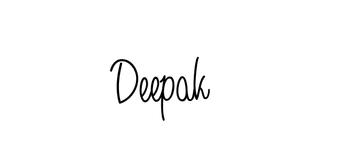 You should practise on your own different ways (Angelique-Rose-font-FFP) to write your name (Deepak ) in signature. don't let someone else do it for you. Deepak  signature style 5 images and pictures png