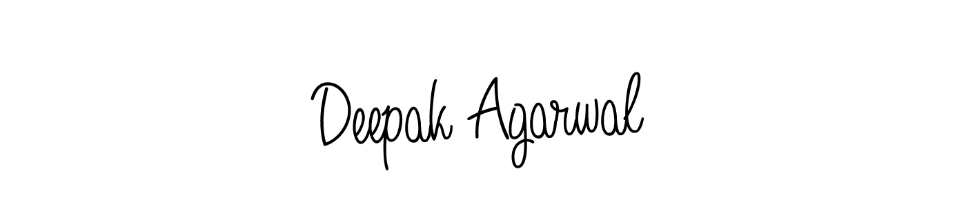 Deepak Agarwal stylish signature style. Best Handwritten Sign (Angelique-Rose-font-FFP) for my name. Handwritten Signature Collection Ideas for my name Deepak Agarwal. Deepak Agarwal signature style 5 images and pictures png