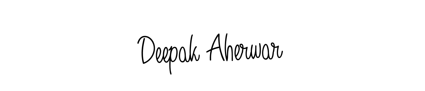 How to Draw Deepak Aherwar signature style? Angelique-Rose-font-FFP is a latest design signature styles for name Deepak Aherwar. Deepak Aherwar signature style 5 images and pictures png