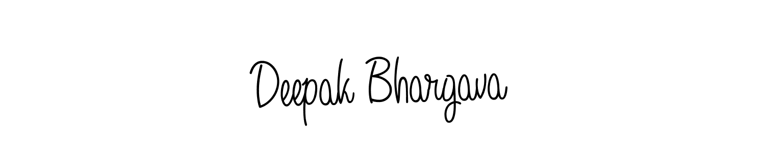 Design your own signature with our free online signature maker. With this signature software, you can create a handwritten (Angelique-Rose-font-FFP) signature for name Deepak Bhargava. Deepak Bhargava signature style 5 images and pictures png