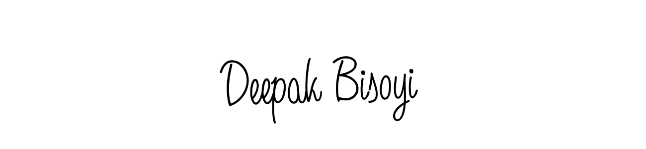 How to make Deepak Bisoyi signature? Angelique-Rose-font-FFP is a professional autograph style. Create handwritten signature for Deepak Bisoyi name. Deepak Bisoyi signature style 5 images and pictures png