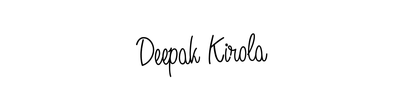 It looks lik you need a new signature style for name Deepak Kirola. Design unique handwritten (Angelique-Rose-font-FFP) signature with our free signature maker in just a few clicks. Deepak Kirola signature style 5 images and pictures png
