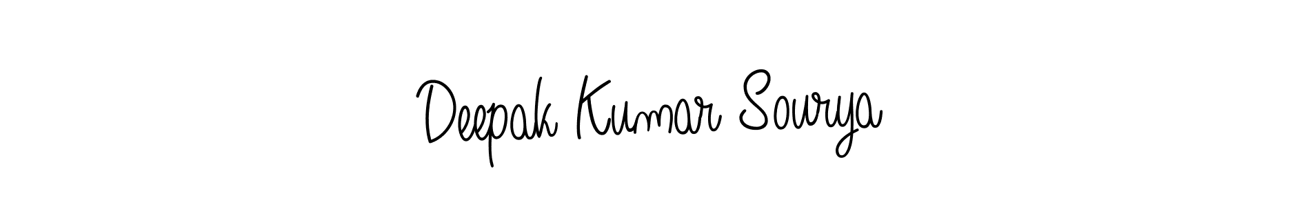 Deepak Kumar Sourya stylish signature style. Best Handwritten Sign (Angelique-Rose-font-FFP) for my name. Handwritten Signature Collection Ideas for my name Deepak Kumar Sourya. Deepak Kumar Sourya signature style 5 images and pictures png